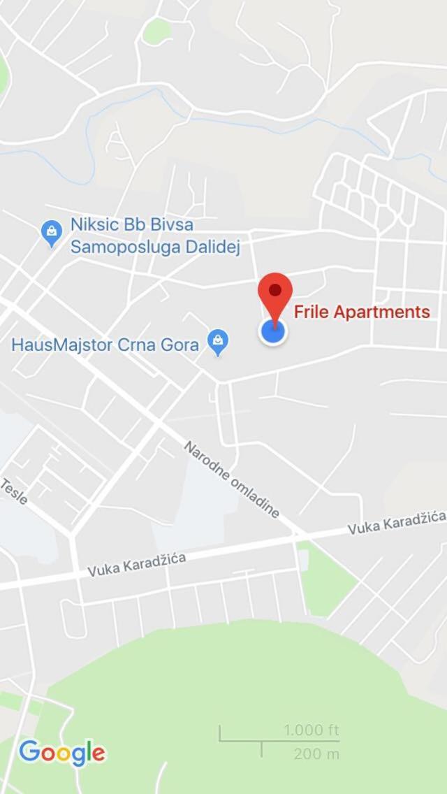 Frile Apartments Nikšić Kültér fotó